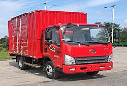 一汽解放轻卡虎V 招财虎 150马力 4X2 4.2米 厢式国六轻卡载货车 (万里扬变速箱)(CA5046XXYP40K56L1E6A84)