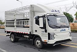 江淮骏铃EV9 170kw 4X2 4.18米 仓栅式纯电动轻卡载货车 (HFC5043CCYP4EV1)140.41kwh