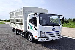 一汽解放轻卡虎VR 105kw 4X2 4.12米 仓栅式纯电动轻卡载货车 (CA5040CCYP40LBEVA84)61.14kwh