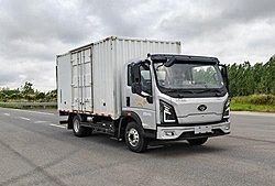 中国重汽海西星蓝Max 160kw 4X2 4.15米 厢式纯电动轻卡载货车 (ZZ5048XXYG17ZBEVD)140.41kwh