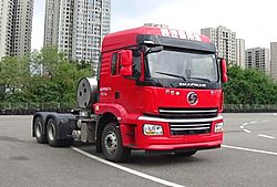 陕汽商用车德御Q500 560马力 6X4 排半国六重卡牵引车 (法士特变速箱)(SX4251MPN384)