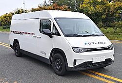 福田祥菱U8 舒适版 100kw 单排纯电动 封闭厢式货车 (BJ5033XXYEV03)50.23kwh
