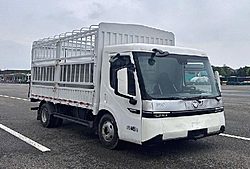 福田奥铃极电 140kw 4X2 4.2米 仓栅式纯电动轻卡载货车 (BJ5049CCYEVA)100kwh