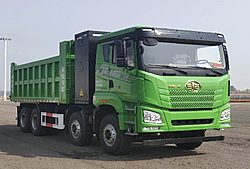 一汽解放青汽解放JH6 550kw 8X4 8.8米 纯电动重卡自卸车 (CA3311P27L5BT4EVA80)400kwh