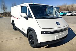 福田图雅诺风景i 智远版 125kw 双排封闭厢式货车 50.23kwh