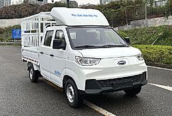 开瑞X3 50kw 4X2.3米 仓栅式纯电动微卡载货车 (SQR5031CCYBEVH81)33.28kwh