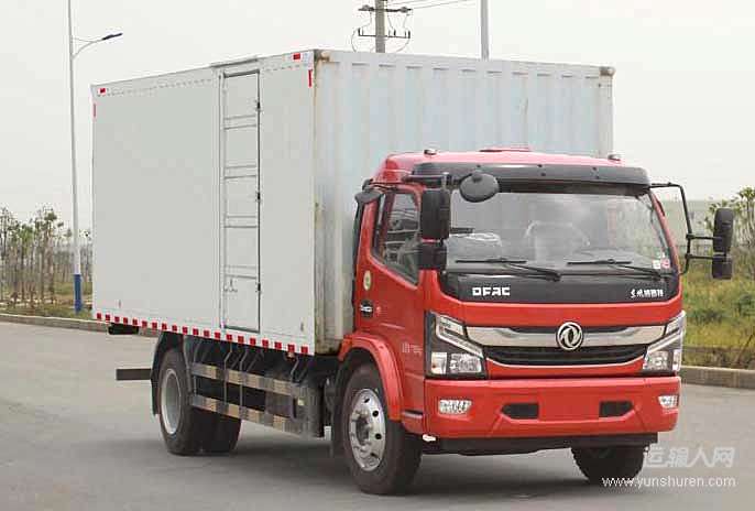 东风凯普特k8195马力4x2615米单排厢式载货车eq5121xxy8cdeac