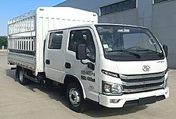 上汽跃进福星S系 S100V 130马力 4X2 3.2米 仓栅式国六微卡载货车 (蒙沃变速箱)(SH5043CCYPFDCNS2)